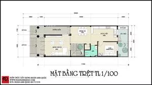 Thi công trọn gói mẫu nhà mái thái 2 tầng 6x14m tại Phan Thiết